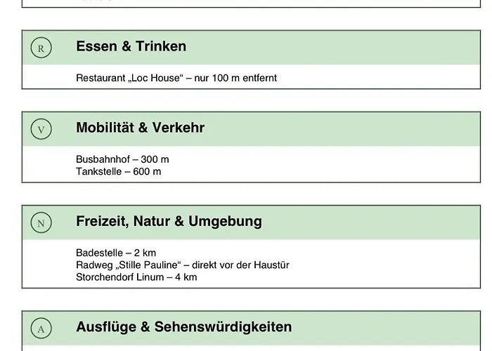Am Radweg Stille Pauline In * Fehrbellin
